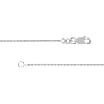 1.05mm D/C Wheat Chain with Lobster Lock