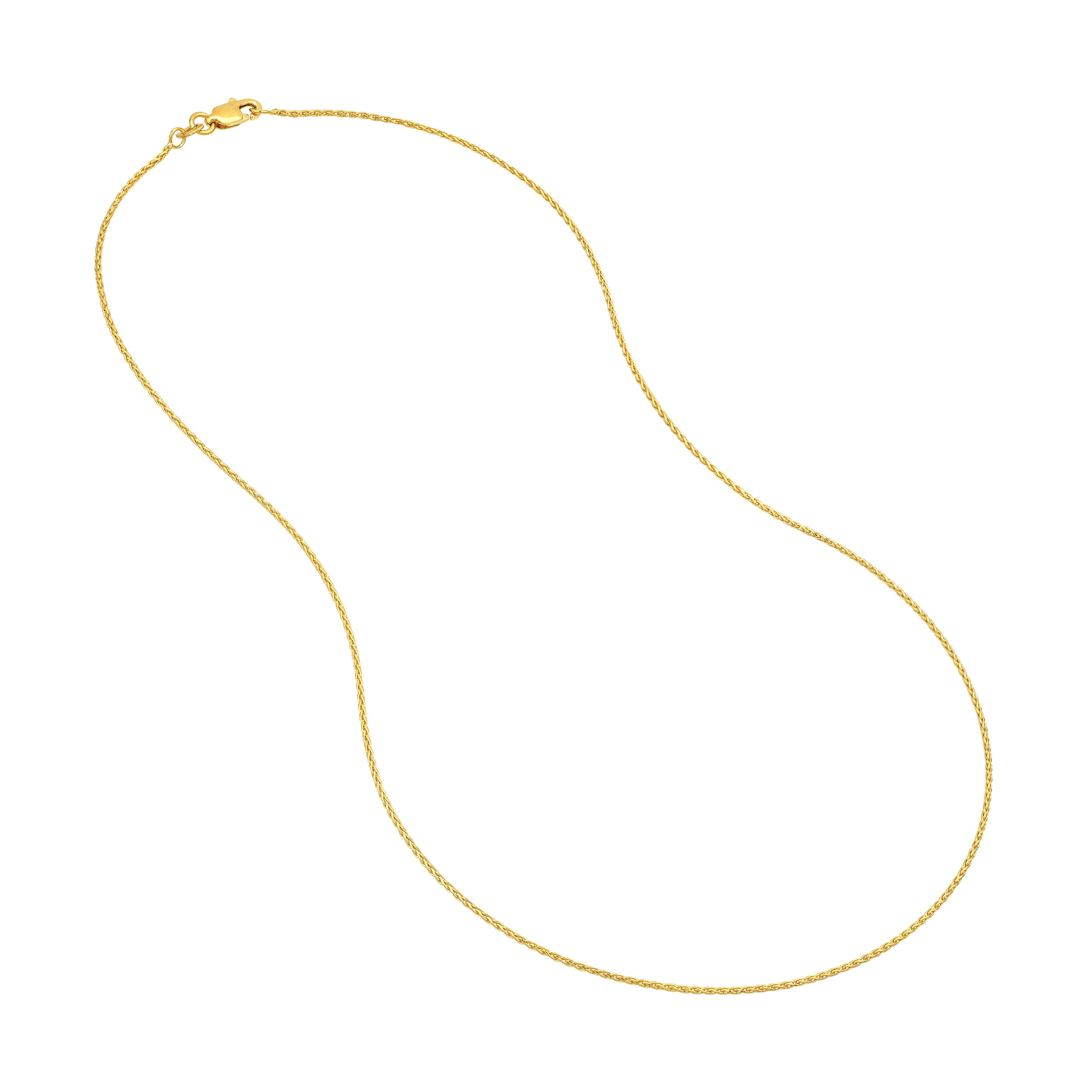 1.05mm D/C Wheat Chain with Lobster Lock