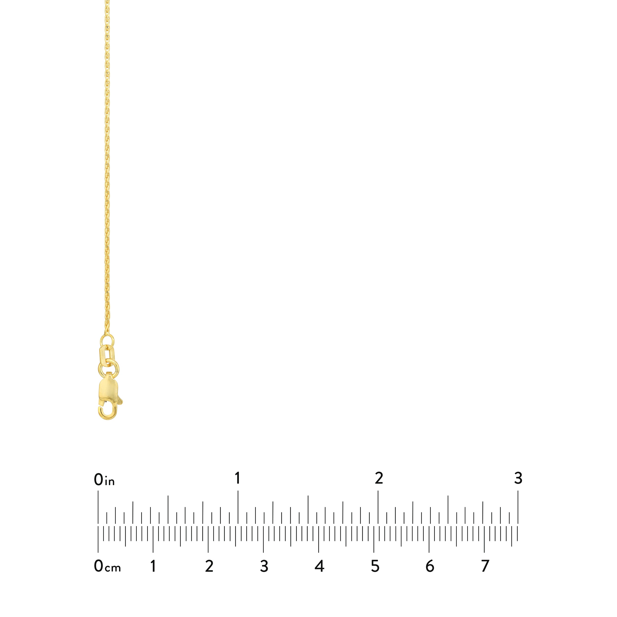 1.05mm D/C Wheat Chain with Lobster Lock