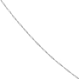 1mm Singapore Chain with Spring Ring