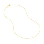 0.8mm Sparkle Singapore Chain with Spring Ring