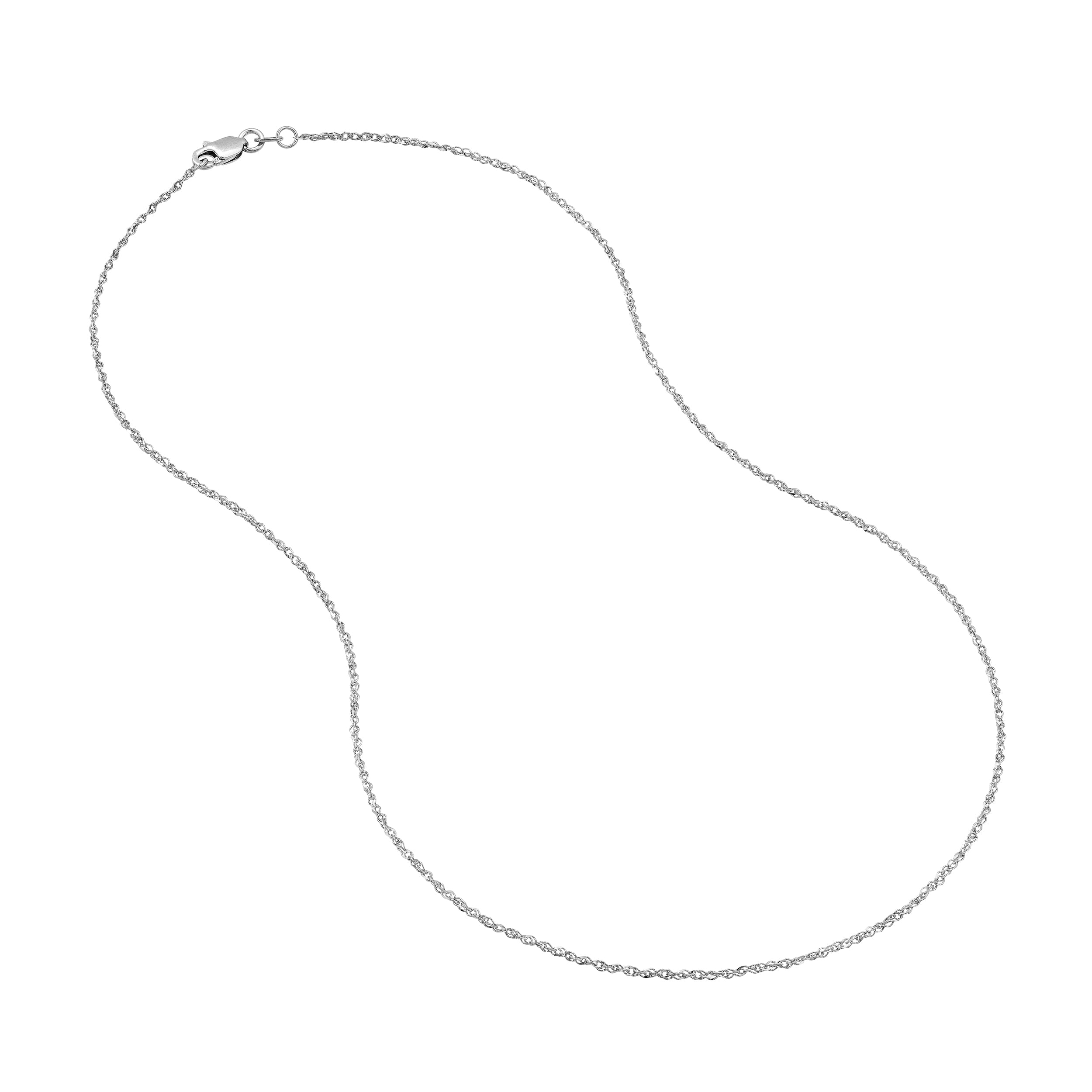 1.37mm Sparkle Singapore Chain with Lobster Lock