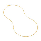 1.37mm Sparkle Singapore Chain with Lobster Lock