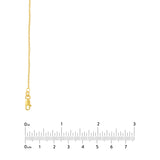 1.37mm Sparkle Singapore Chain with Lobster Lock