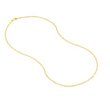 1.4mm Singapore Chain with Spring Ring