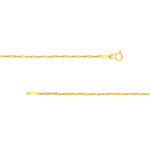 1.4mm Singapore Chain with Spring Ring
