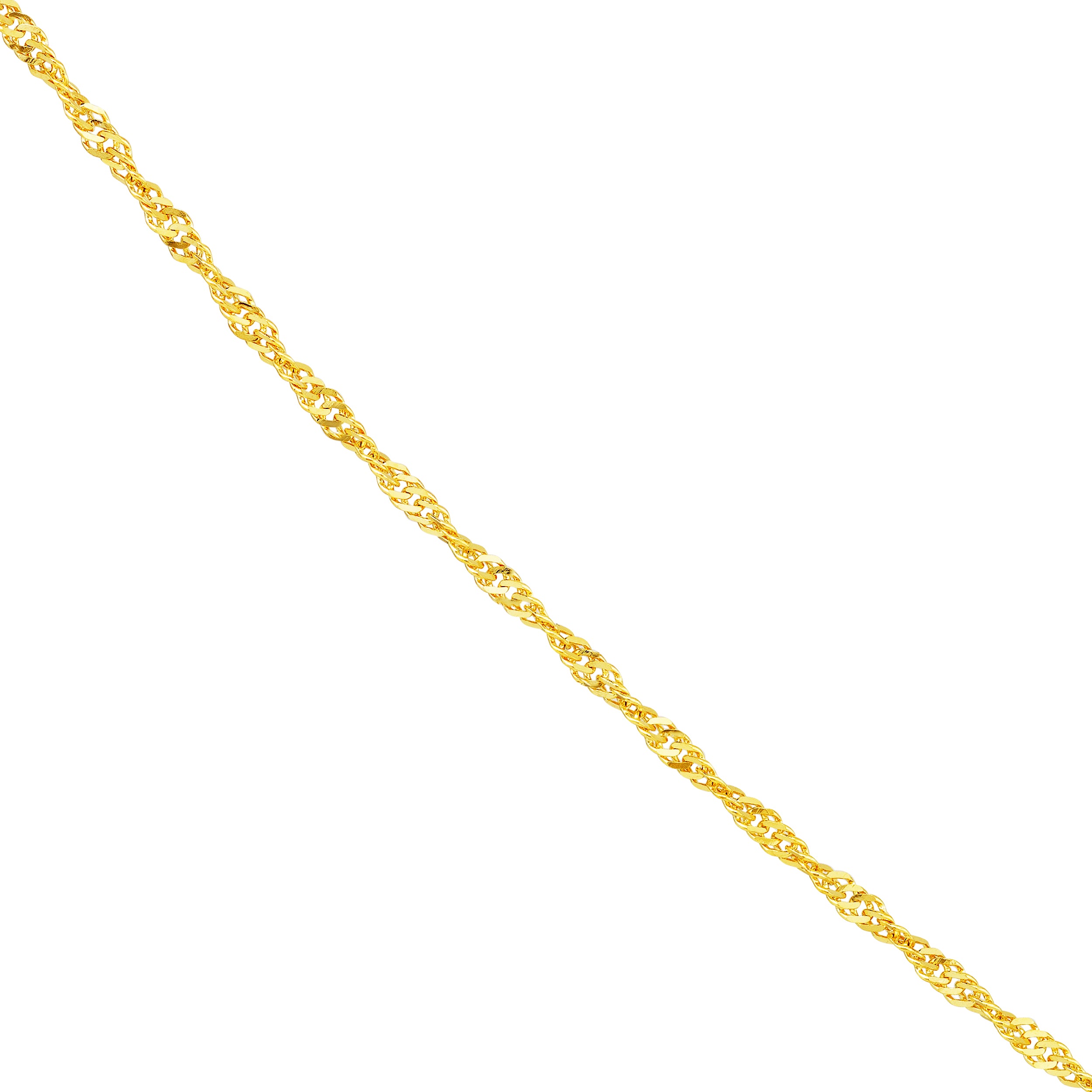 1.7mm Singapore Chain with Lobster Lock