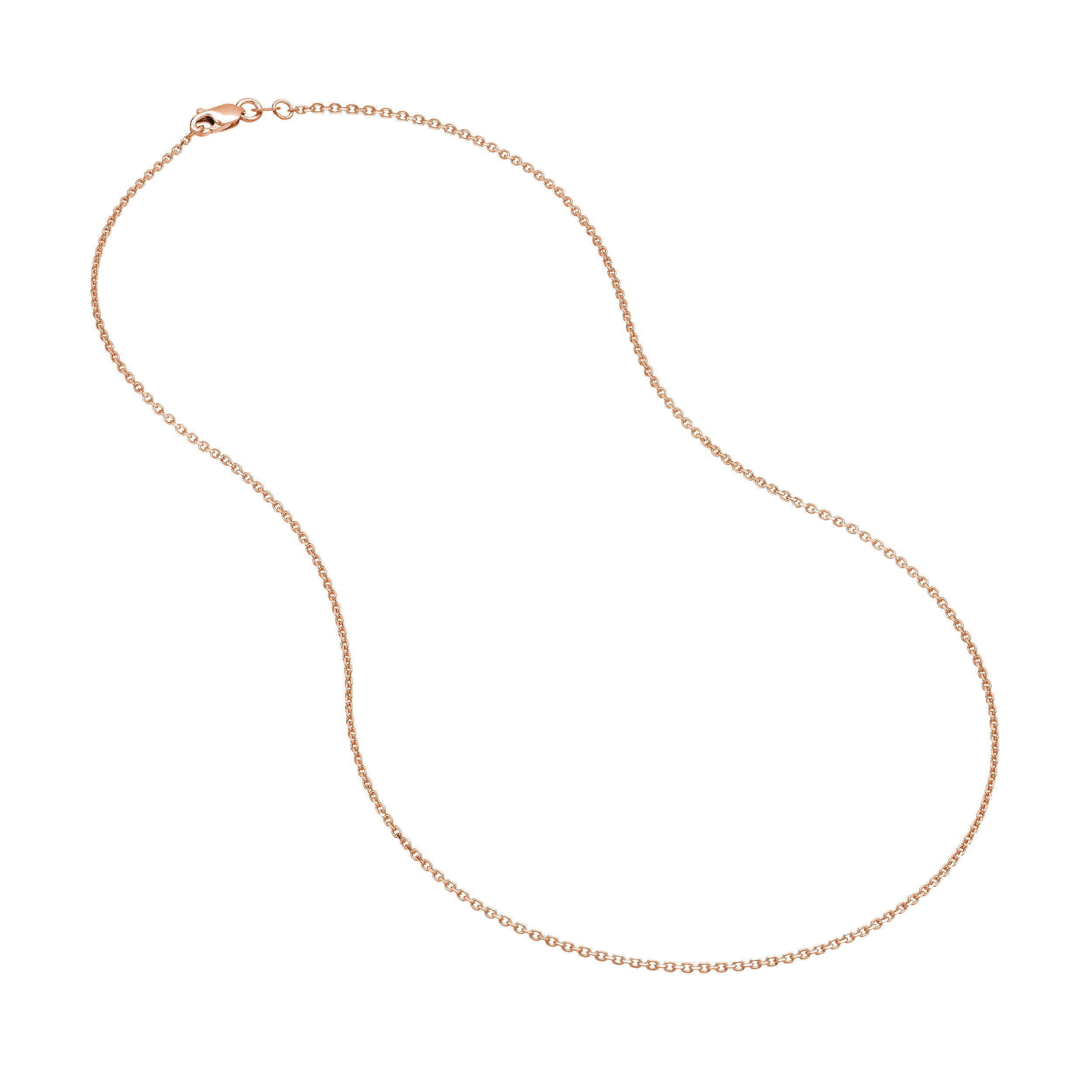 1.25mm D/C Cable Chain with Lobster Lock