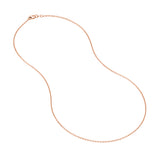 1.25mm D/C Cable Chain with Lobster Lock