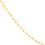 4mm Paper Clip Chain with Lobster Lock