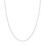 4mm Paper Clip Chain with Lobster Lock