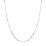 4mm Paper Clip Chain with Lobster Lock