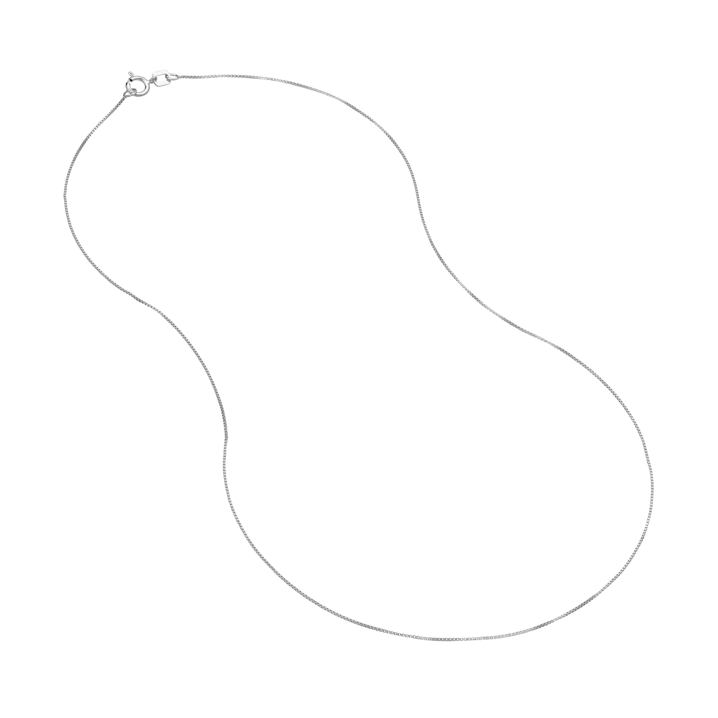 0.55mm Box Chain with Spring Ring