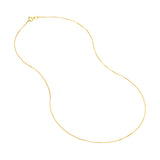 0.55mm Box Chain with Spring Ring