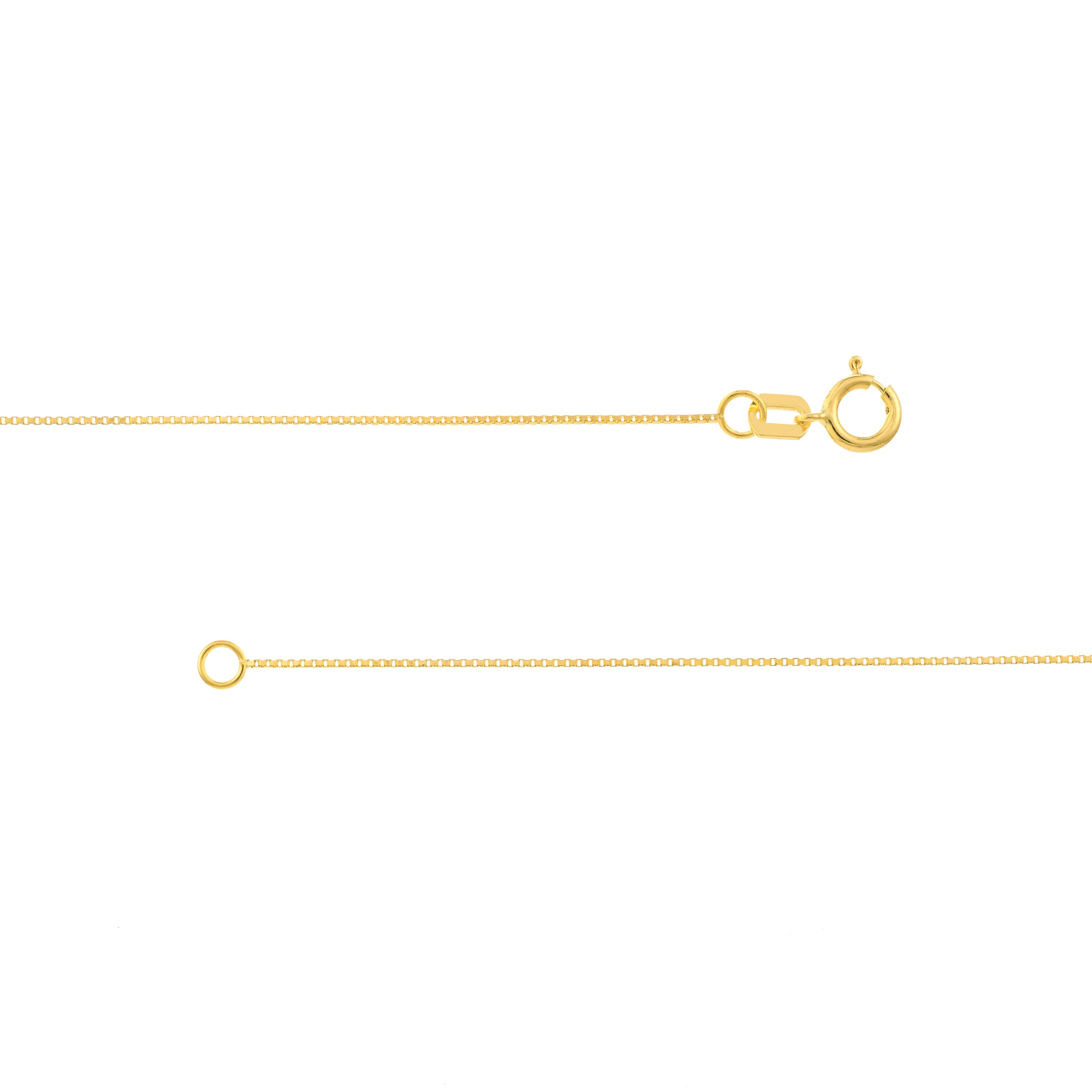 0.55mm Box Chain with Spring Ring