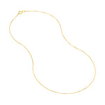 0.55mm Box Chain with Spring Ring