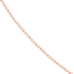 0.55mm Box Chain with Lobster Lock and Quality Tag
