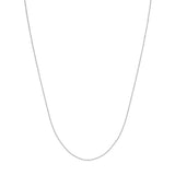 0.55mm Box Chain with Lobster Lock and Quality Tag