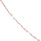 0.55mm Box Chain with Lobster Lock and Quality Tag