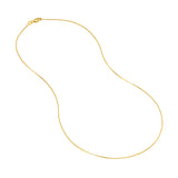 0.66mm Box Chain with Lobster Lock