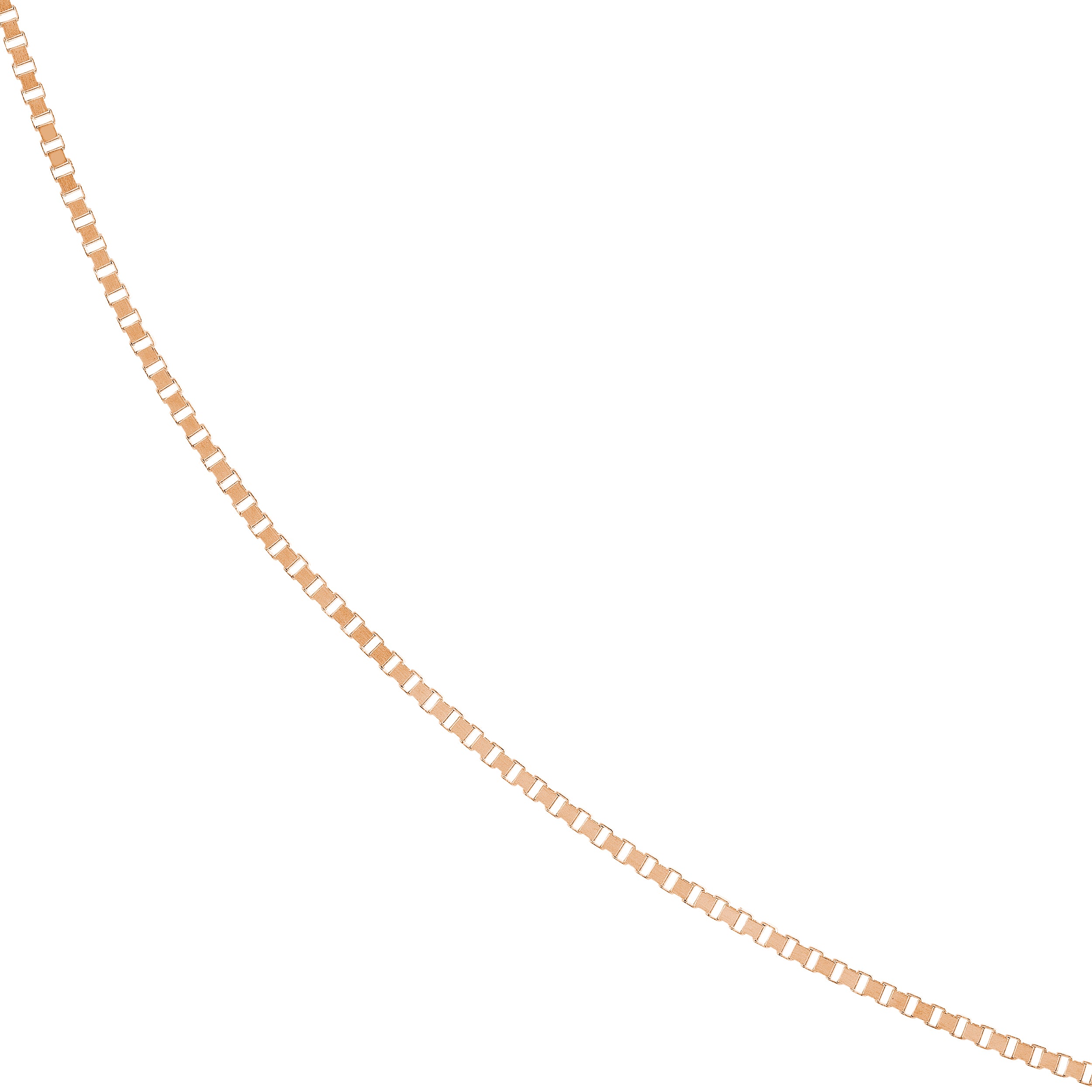0.66mm Box Chain with Lobster Lock