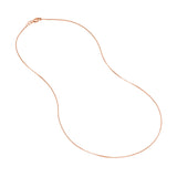 0.66mm Box Chain with Lobster Lock