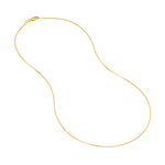 0.66mm Box Chain with Lobster Lock