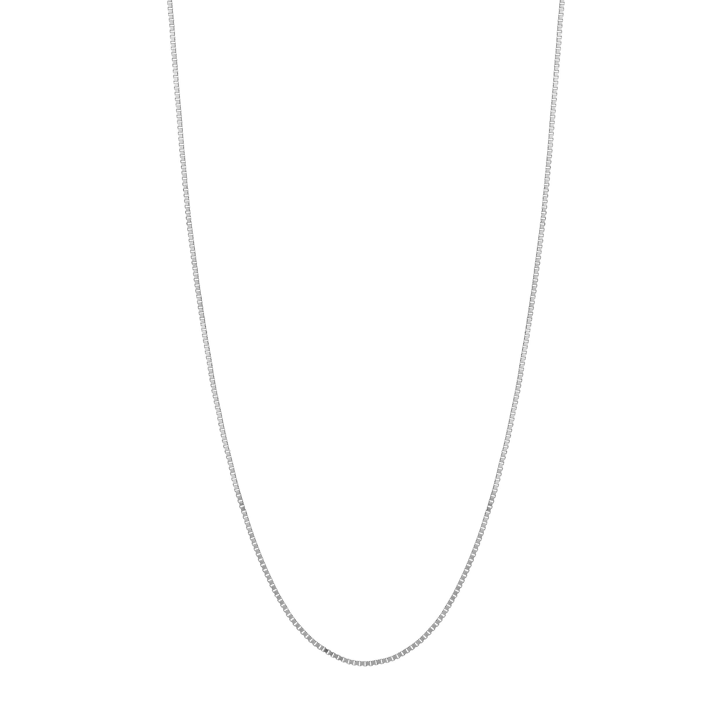 0.66mm Box Chain with Lobster Lock