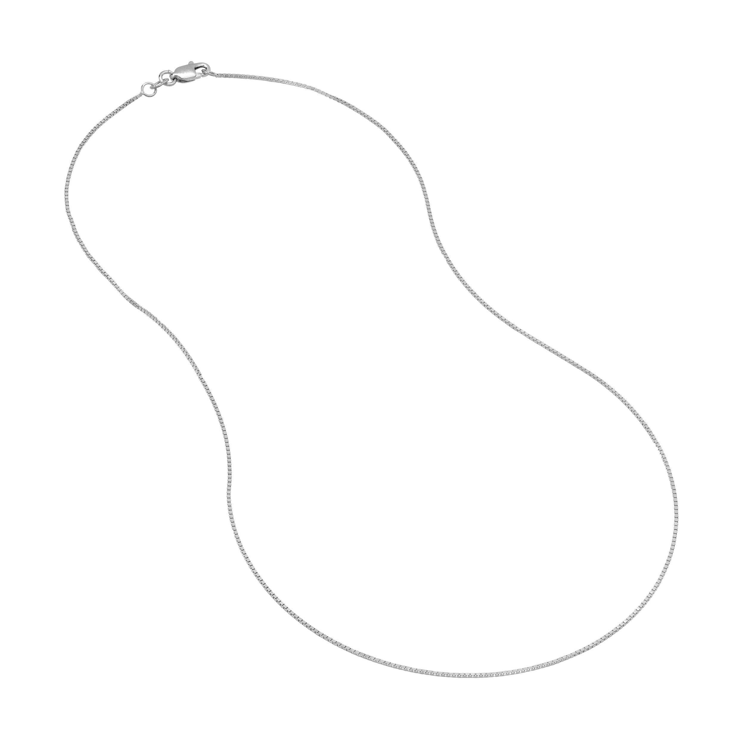 0.73mm Box Chain with Lobster Lock