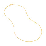 0.73mm Box Chain with Lobster Lock