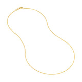 0.73mm Box Chain with Lobster Lock