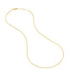 0.96mm Box Chain with Lobster Lock