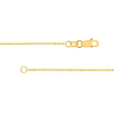 0.96mm Box Chain with Lobster Lock