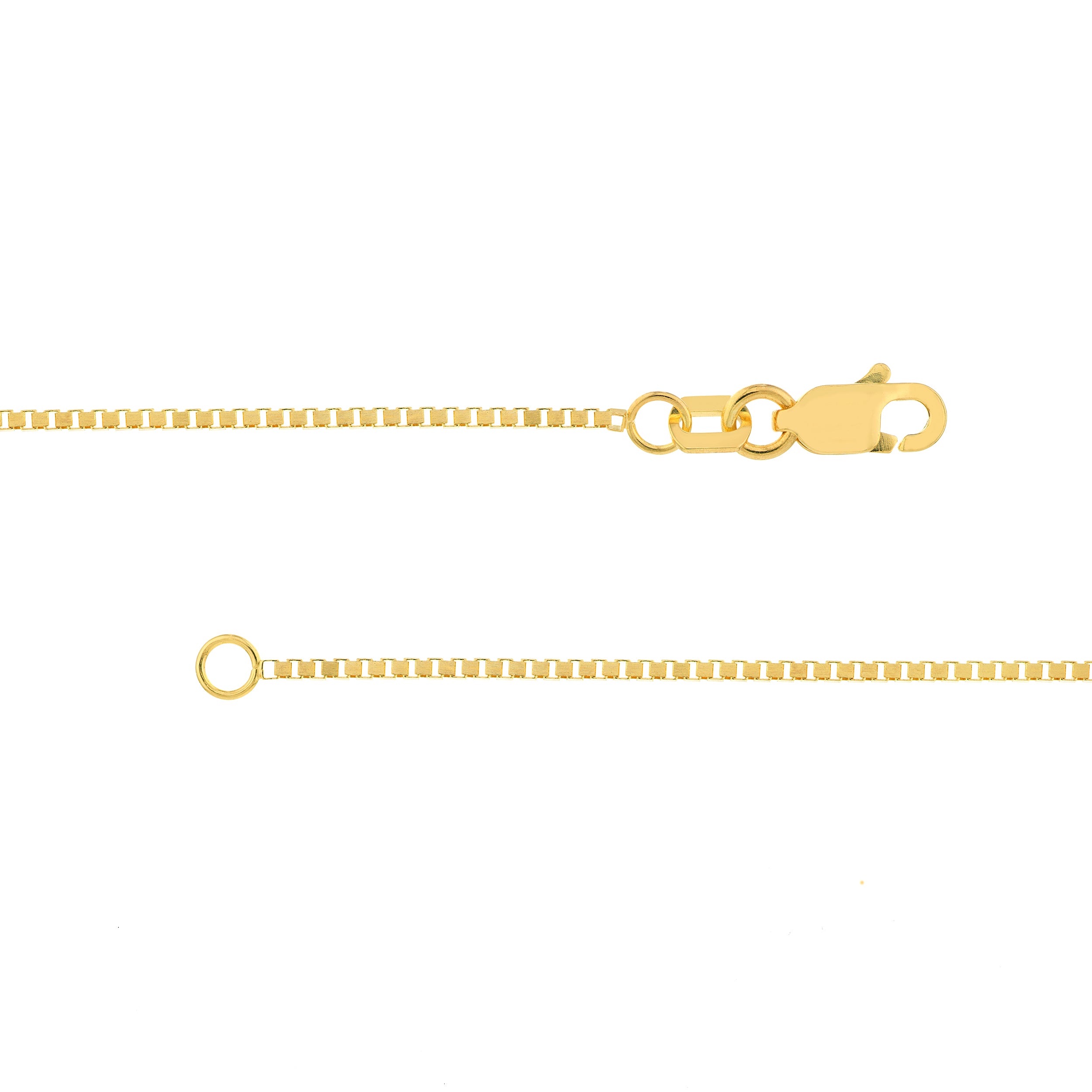 0.96mm Box Chain with Lobster Lock
