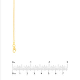 1.2mm Box Chain with Lobster Lock