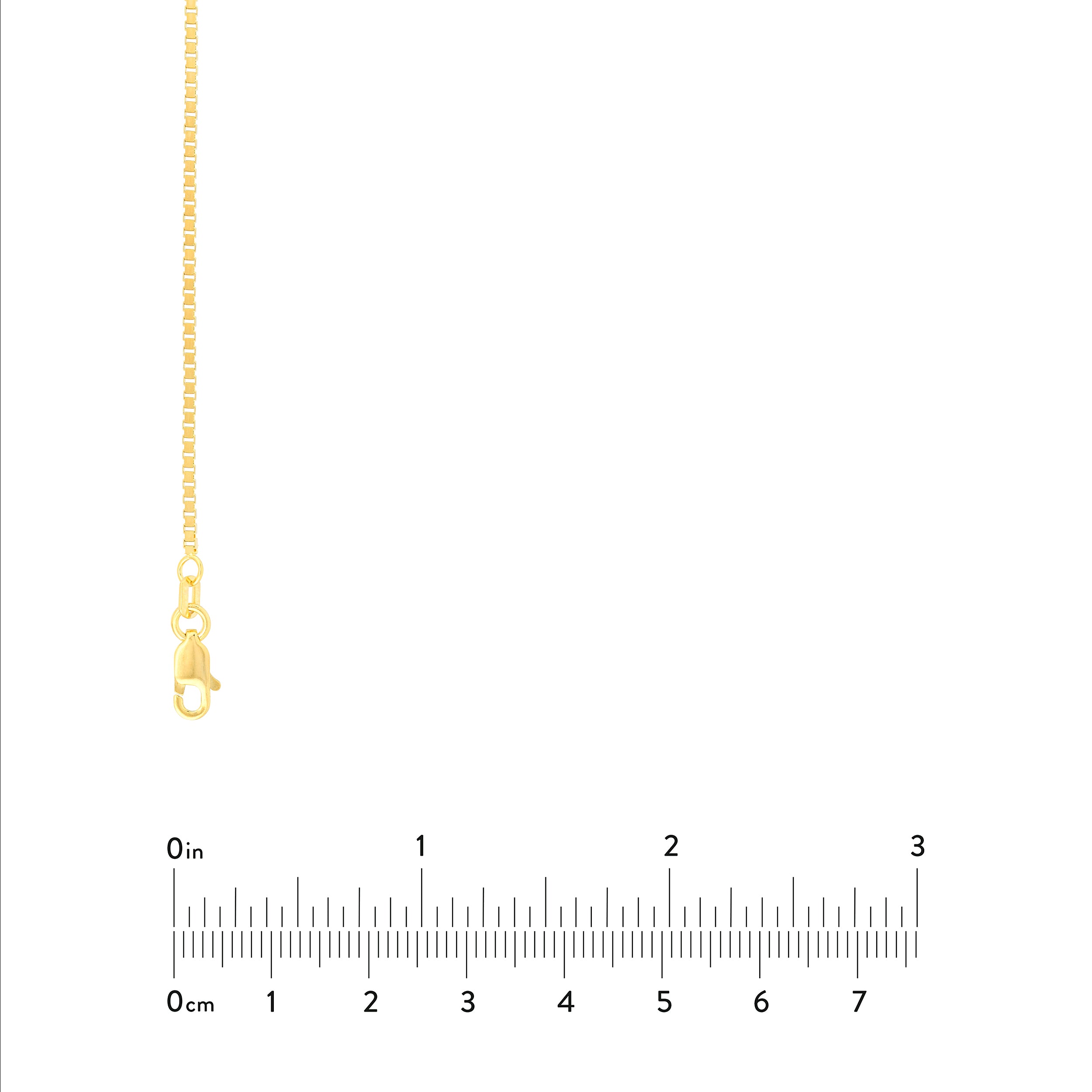 1.2mm Box Chain with Lobster Lock