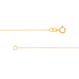 0.42mm Box Chain with Spring Ring