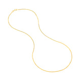 1.17mm Square Wheat Chain with Spring Ring