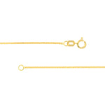 1.17mm Square Wheat Chain with Spring Ring