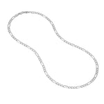 4.7mm Light Concave Figaro Chain Lobster Lock Endcap