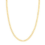 4.9mm Light Concave Curb Chain with Lob. Lock