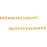 7.2mm Light Open Curb Chain with Lobster Lock