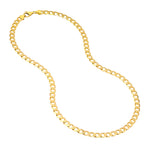 7.2mm Light Open Curb Chain with Lobster Lock