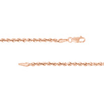 2.3mm Light Rope Chain with Lobster Lock