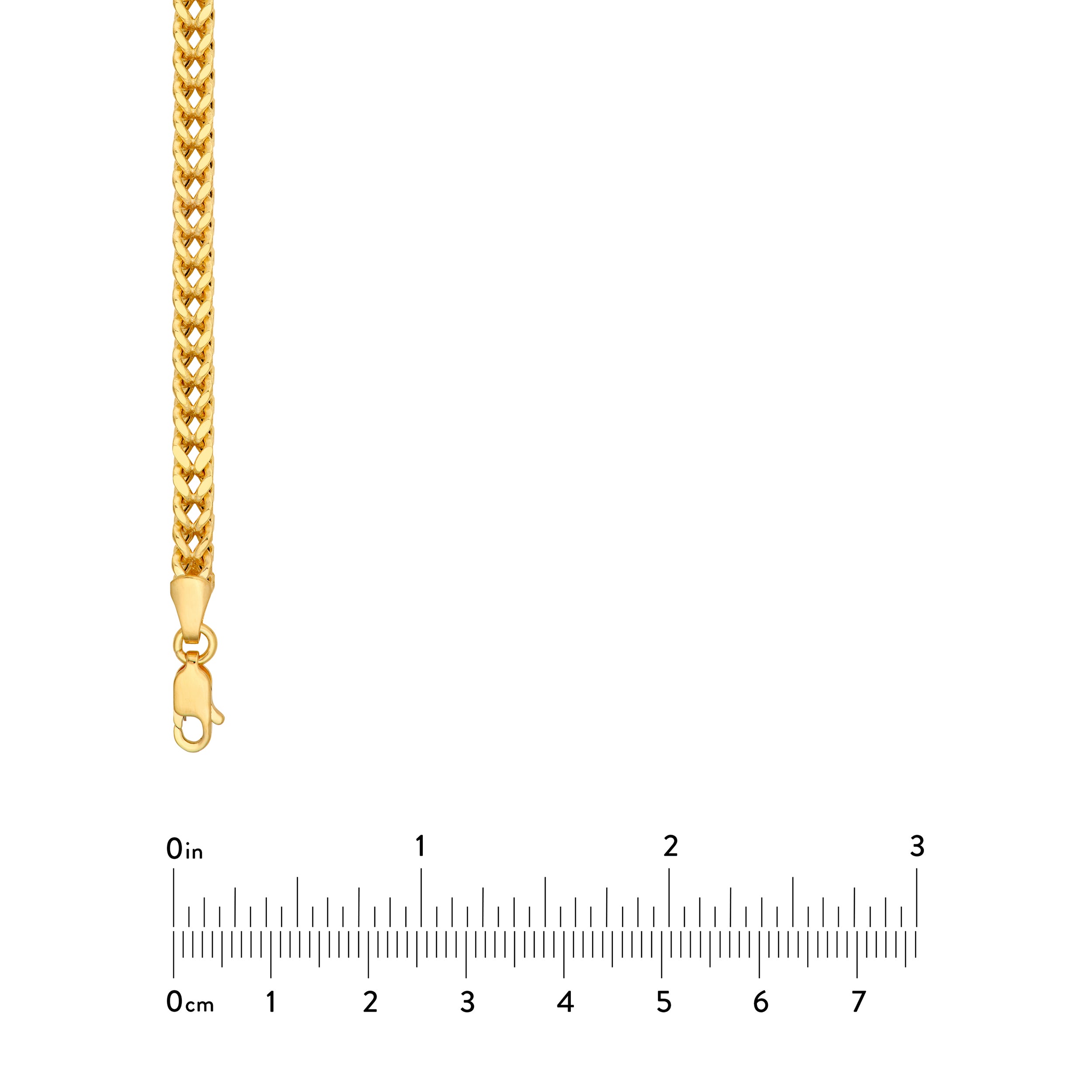3.40mm Hollow Square Franco Chain
