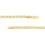 3.75mm Hollow Rolo Chain with Lobster Lock