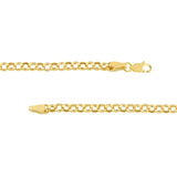 3.75mm Hollow Rolo Chain with Lobster Lock