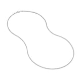 2.25mm Square Wheat Chain with Lobster Lock