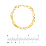 Square Wire Hollow Link Bracelet