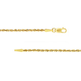 1.8mm Light Rope Chain with Lobster Lock